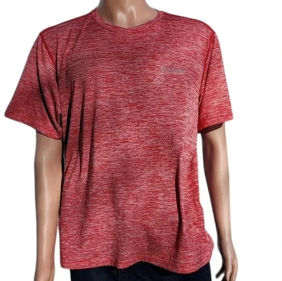 Columbia Red & White Tee Shirt XL - Picture 3 of 14